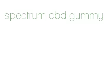 spectrum cbd gummy