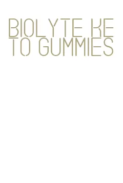 biolyte keto gummies