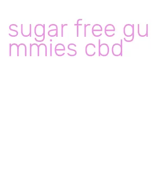 sugar free gummies cbd