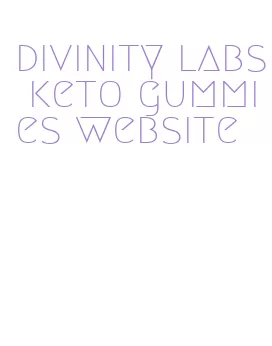 divinity labs keto gummies website