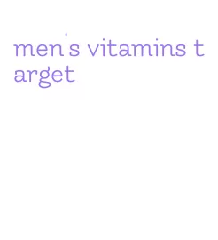 men's vitamins target