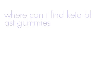 where can i find keto blast gummies
