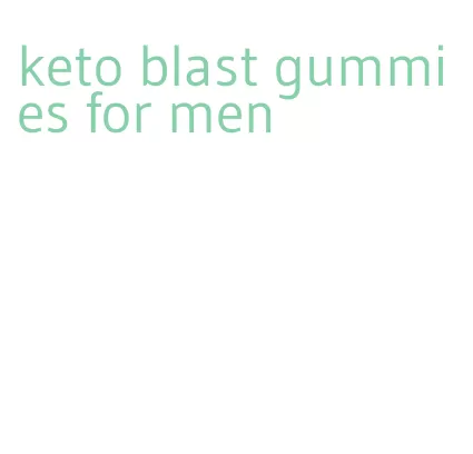 keto blast gummies for men