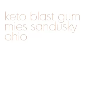 keto blast gummies sandusky ohio