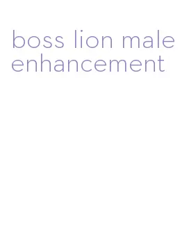 boss lion male enhancement