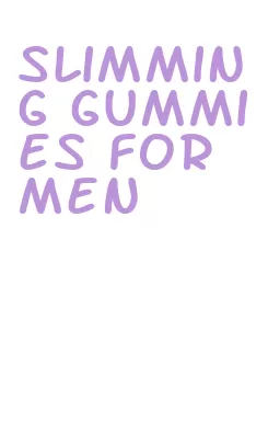 slimming gummies for men