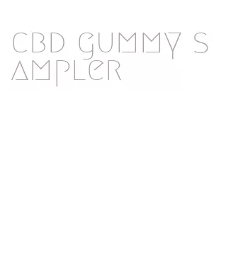cbd gummy sampler