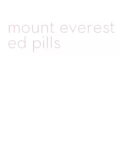mount everest ed pills