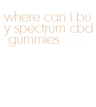 where can i buy spectrum cbd gummies