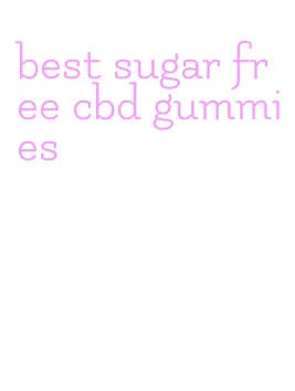 best sugar free cbd gummies
