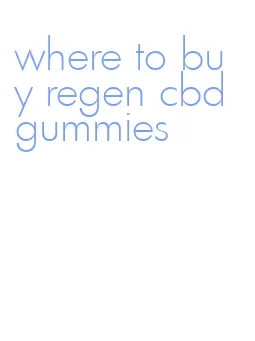 where to buy regen cbd gummies