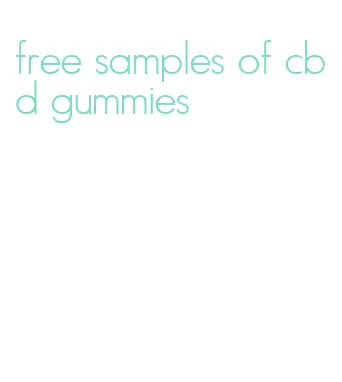 free samples of cbd gummies