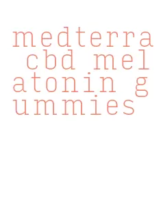 medterra cbd melatonin gummies