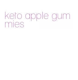 keto apple gummies