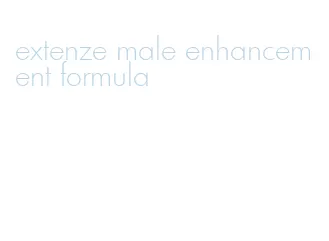 extenze male enhancement formula