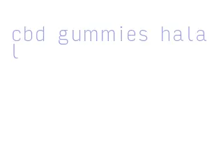 cbd gummies halal