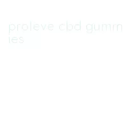 proleve cbd gummies