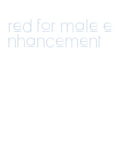 red for male enhancement