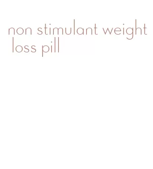non stimulant weight loss pill
