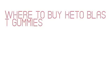 where to buy keto blast gummies
