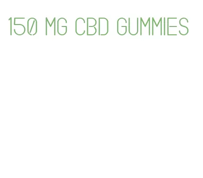 150 mg cbd gummies