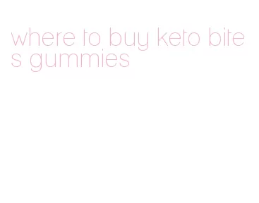 where to buy keto bites gummies