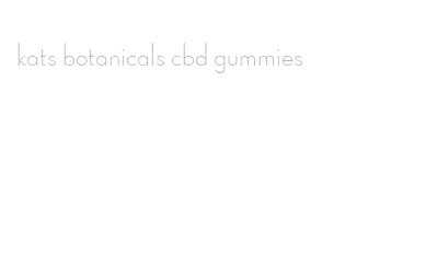 kats botanicals cbd gummies
