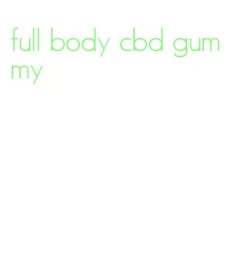 full body cbd gummy