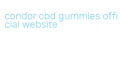 condor cbd gummies official website