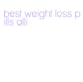 best weight loss pills alli