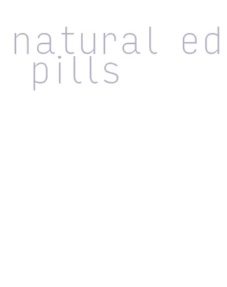 natural ed pills