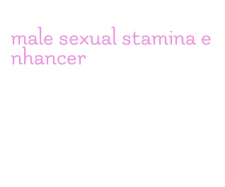 male sexual stamina enhancer