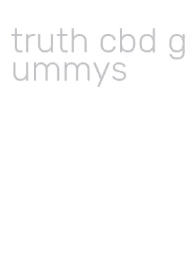 truth cbd gummys