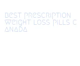 best prescription weight loss pills canada