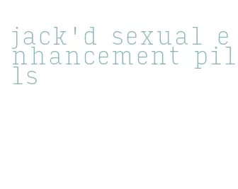 jack'd sexual enhancement pills