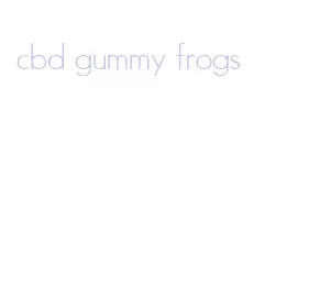 cbd gummy frogs