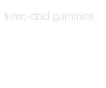 lume cbd gummies
