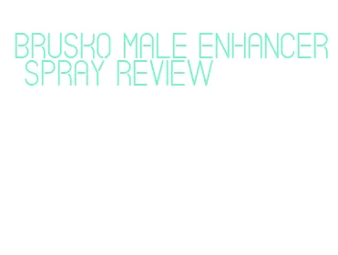 brusko male enhancer spray review