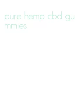 pure hemp cbd gummies