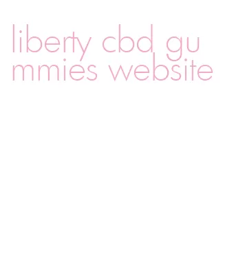 liberty cbd gummies website