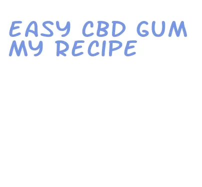 easy cbd gummy recipe