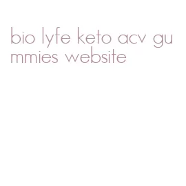 bio lyfe keto acv gummies website