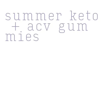 summer keto + acv gummies