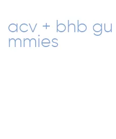 acv + bhb gummies