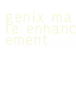 genix male enhancement