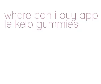 where can i buy apple keto gummies