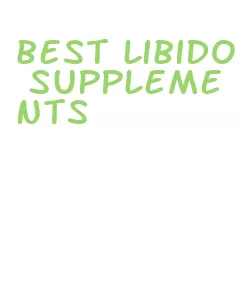 best libido supplements