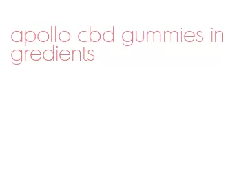 apollo cbd gummies ingredients