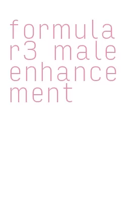 formula r3 male enhancement