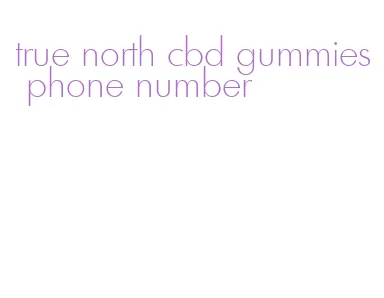 true north cbd gummies phone number